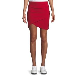 Alice+Olivia red mini skirt
